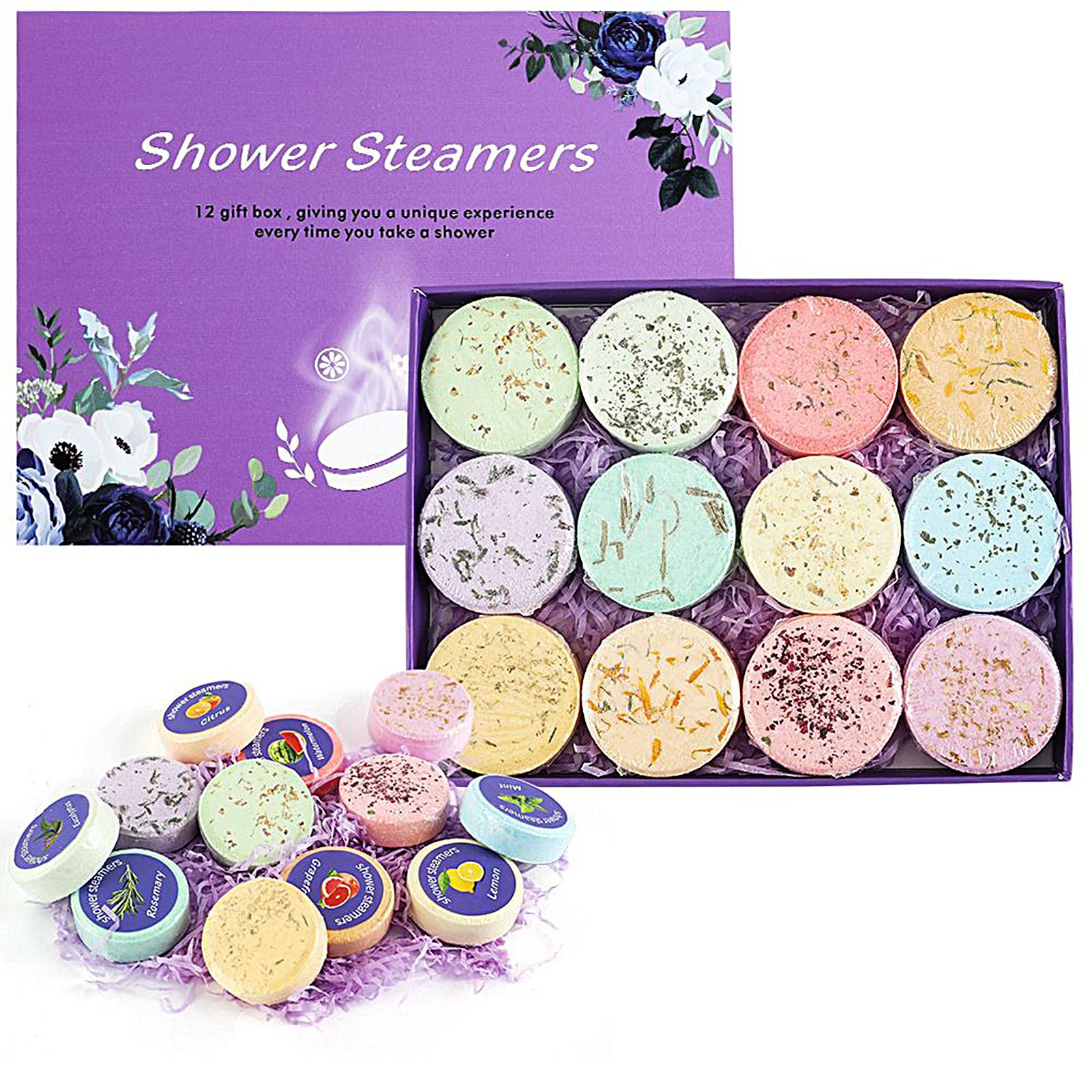 Shower Steamer Tablet - Set da 12 pezzi di pastiglie