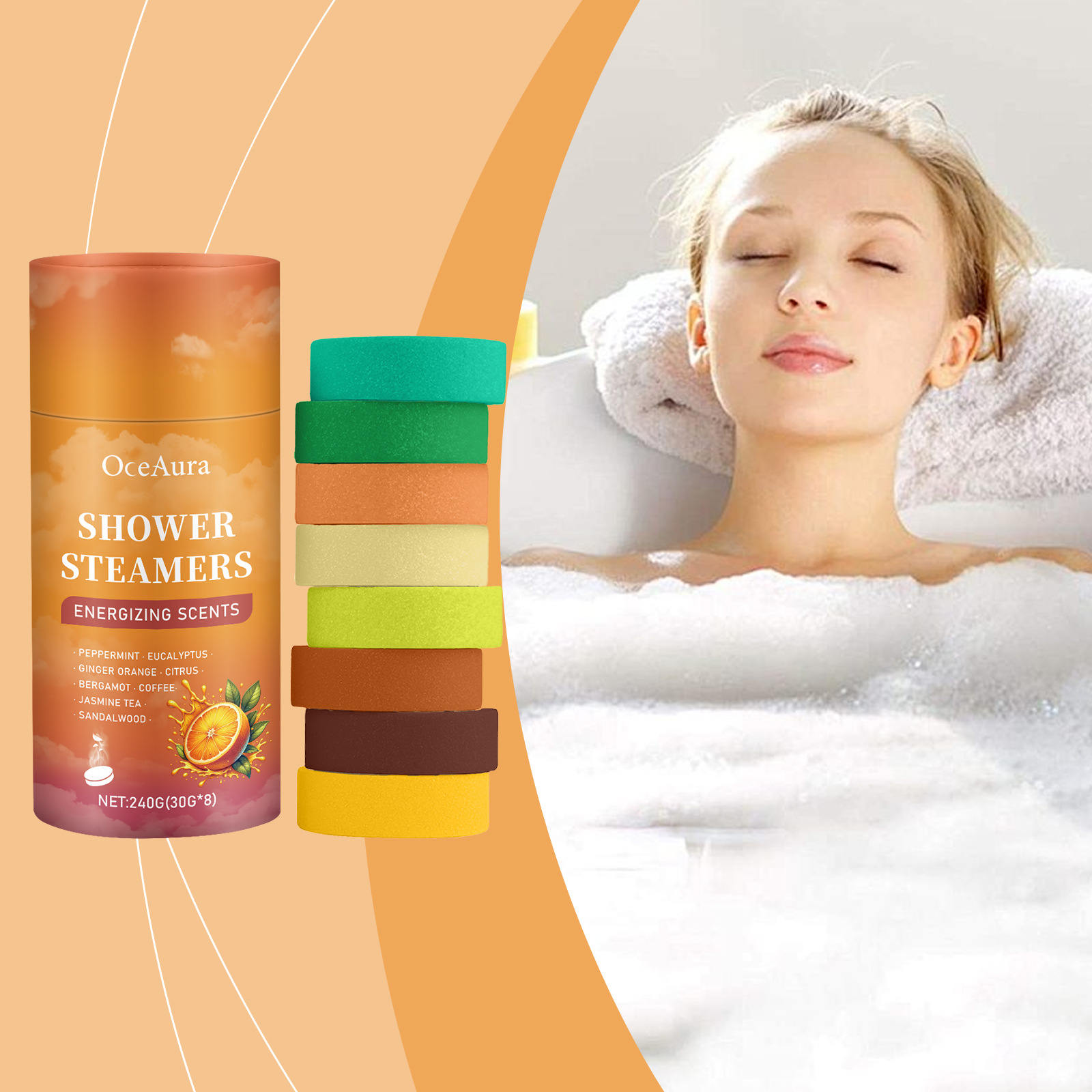 Set Regalo da Bagno con 8 Past - Shower Steamer Tablet recensione e prezzo